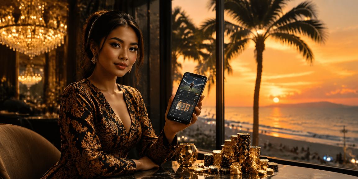 Suasana kafe tempat pemain menikmati taruhan online sambil minum kopi